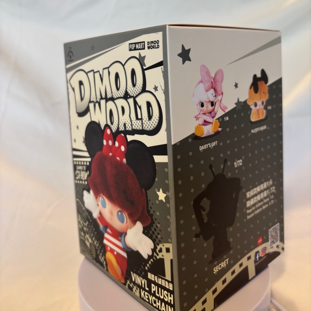 Dimoo World x Disney Vinyl Plush Keychain Unopened Pop Mart #2